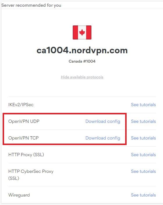 IPTV Boks NordVPN konfiguration